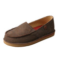 YOUTH SLIP ON MOCCASINS - CHOCOLATE SHIMMER YCL0003
