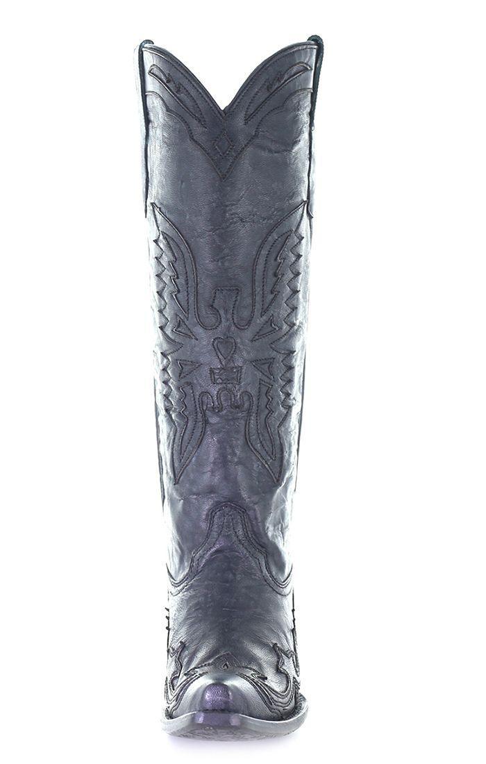 LD VINTAGE SOLID BLACK TALL EAGLE OVERLAY A4047