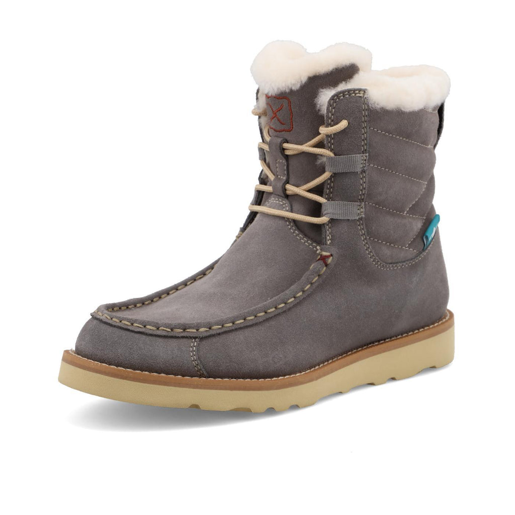 6" Wedge Sole Boot - Brushed Nickel WCAW002