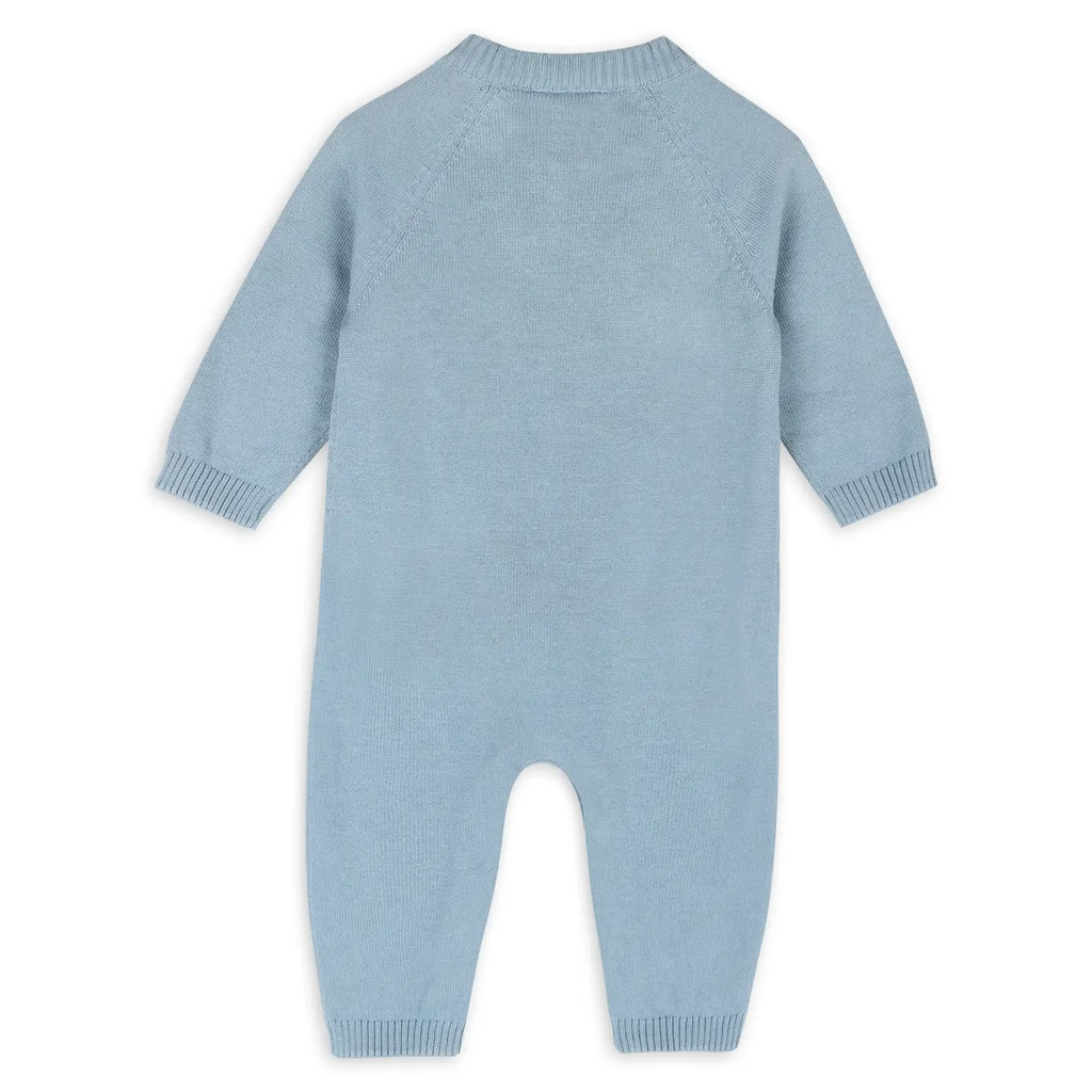 Horse Face Jacquard Knit Baby Jumpsuit (Organic Cotton)