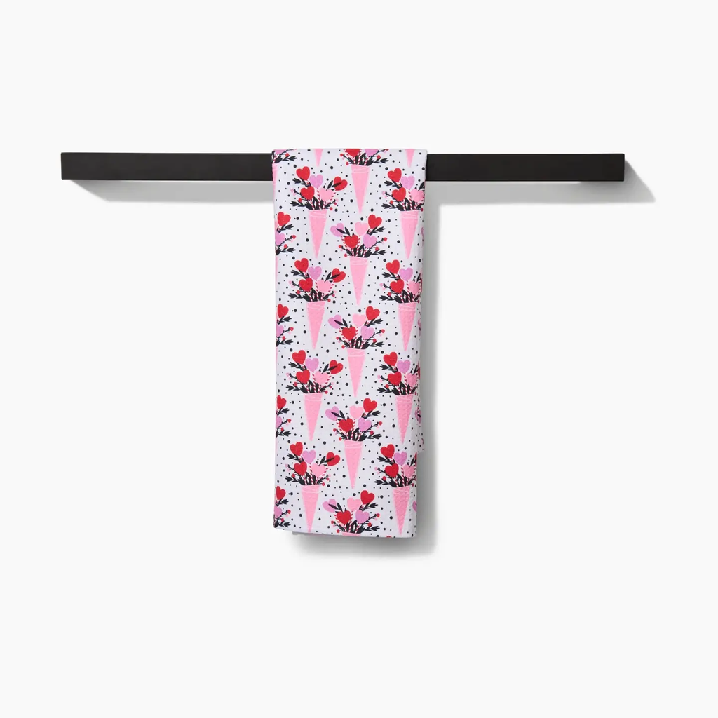 Love Bouquet Tea Towel