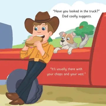 Buckaroo Beau Loses His Hat