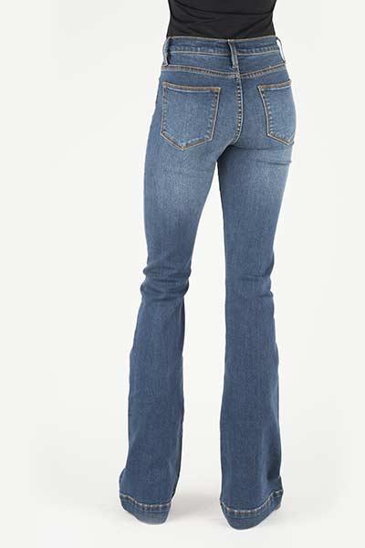 WOMENS JEAN 921 HIGH RISE FLARE FIT STETSON BACK POCKET 11-054-0921-2404 BU
