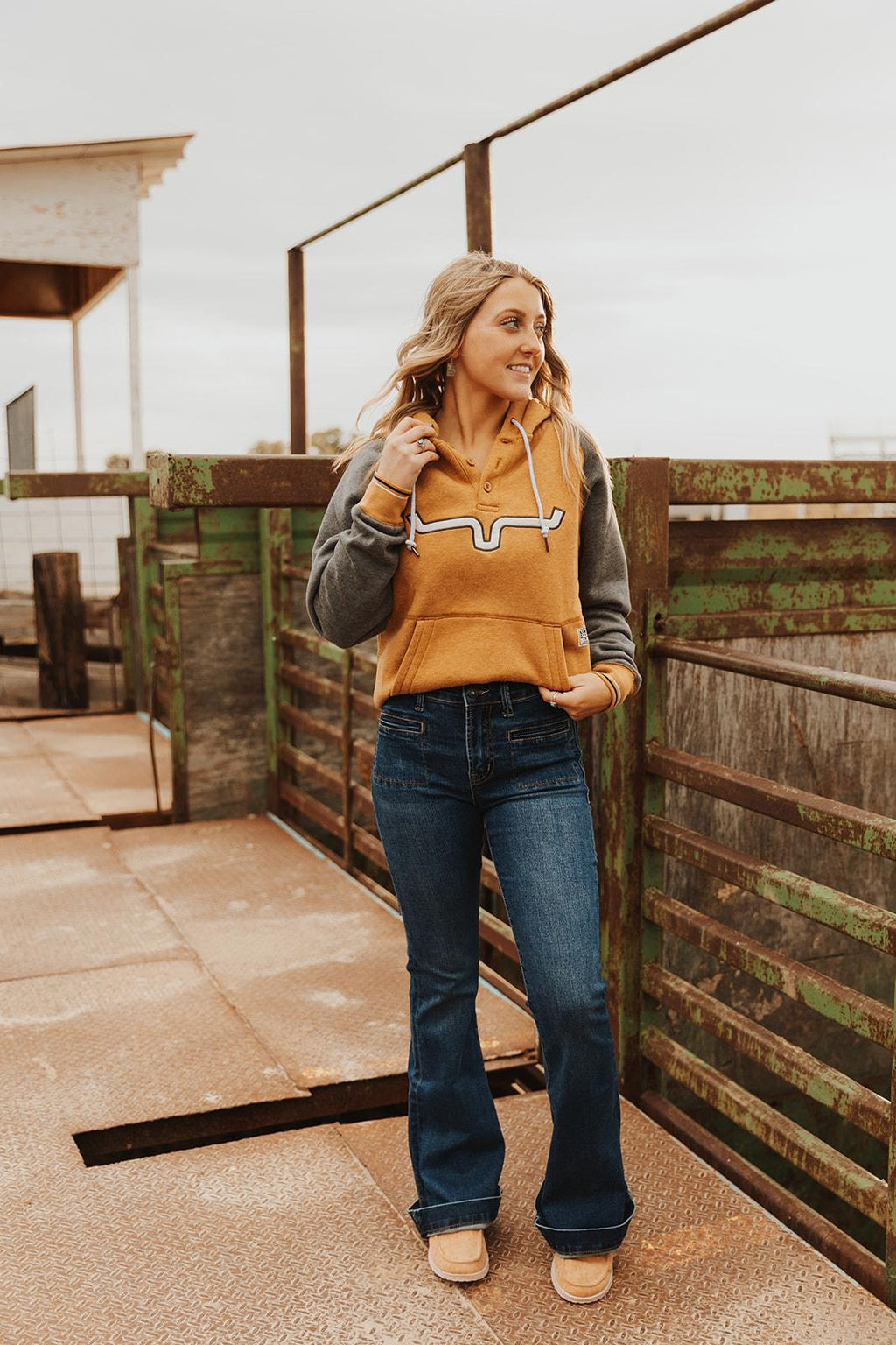 Kimes Women's Amigo Hoodie - Mustard