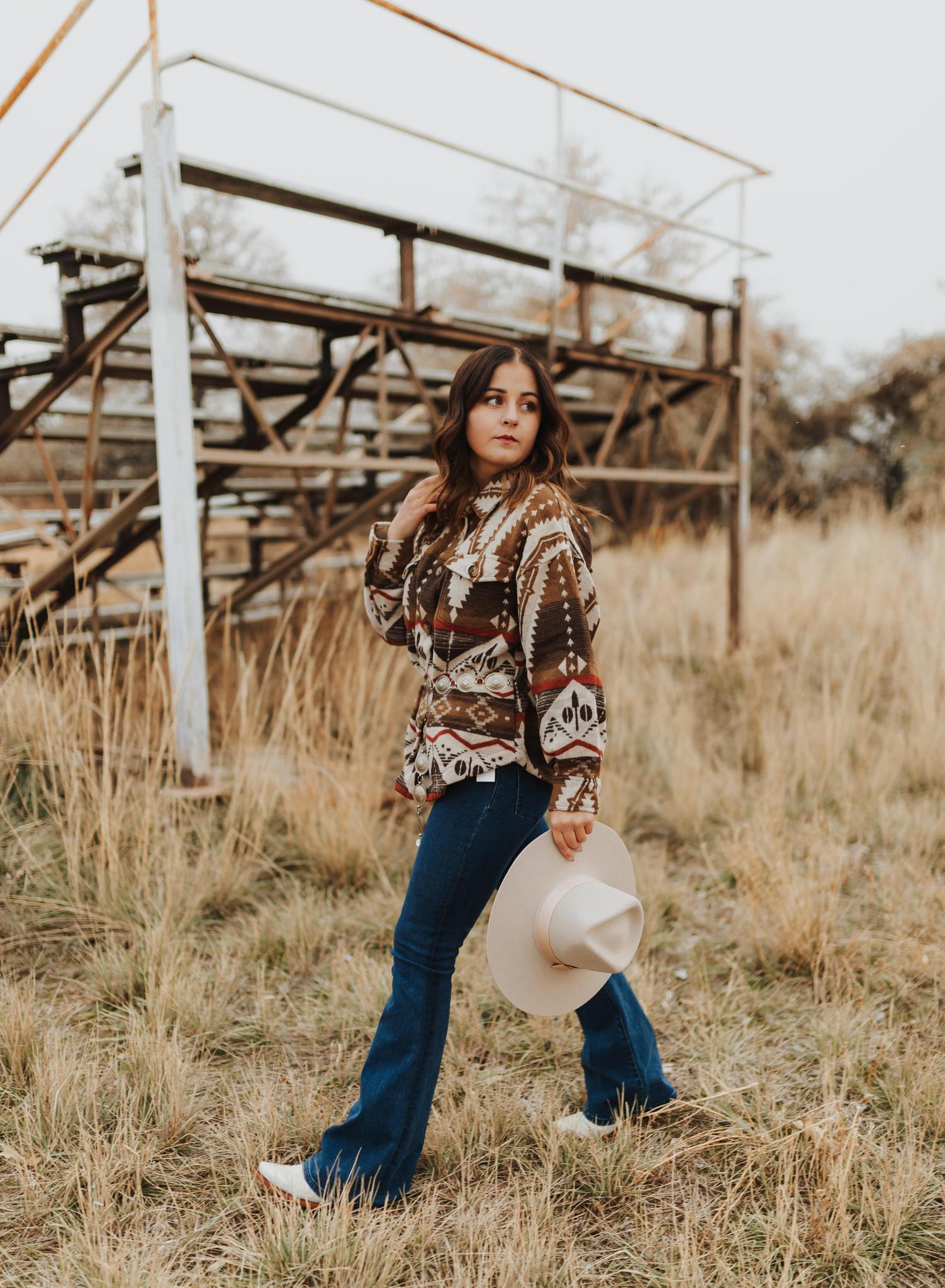 AZTEC MOCHA SHACKET