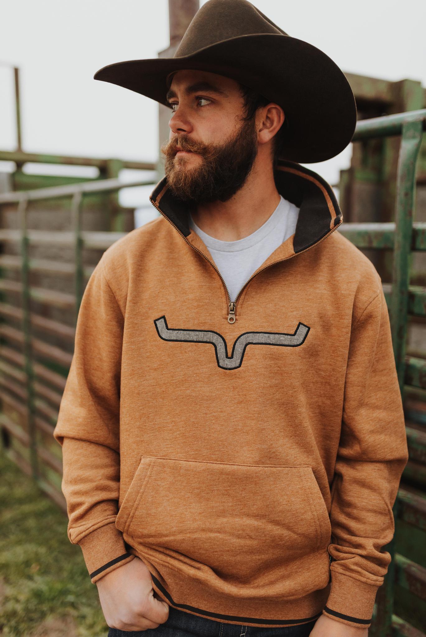 KIMES MEN'S FILMORE FLEECE - RUSTY
