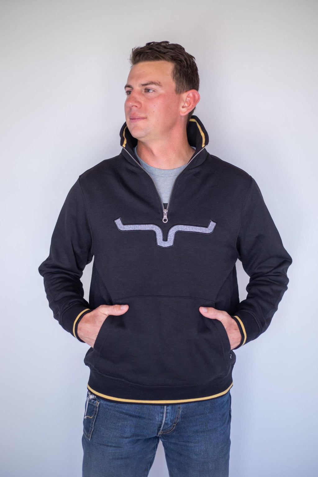KIMES MEN'S FILMORE FLEECE - BLACK