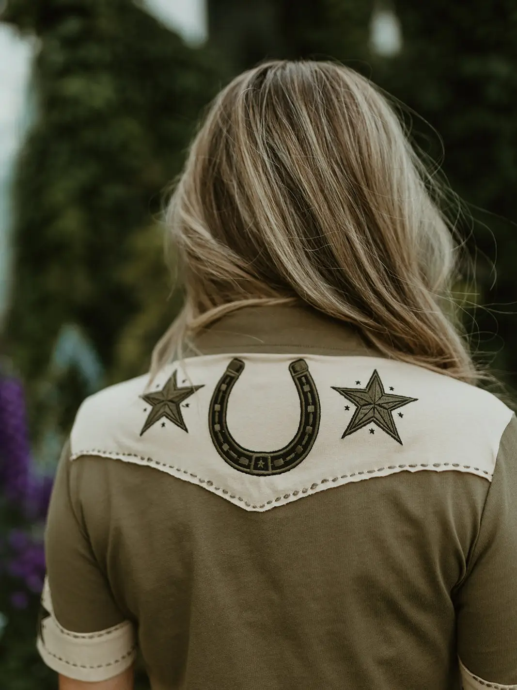 The Brave Horse Button Up