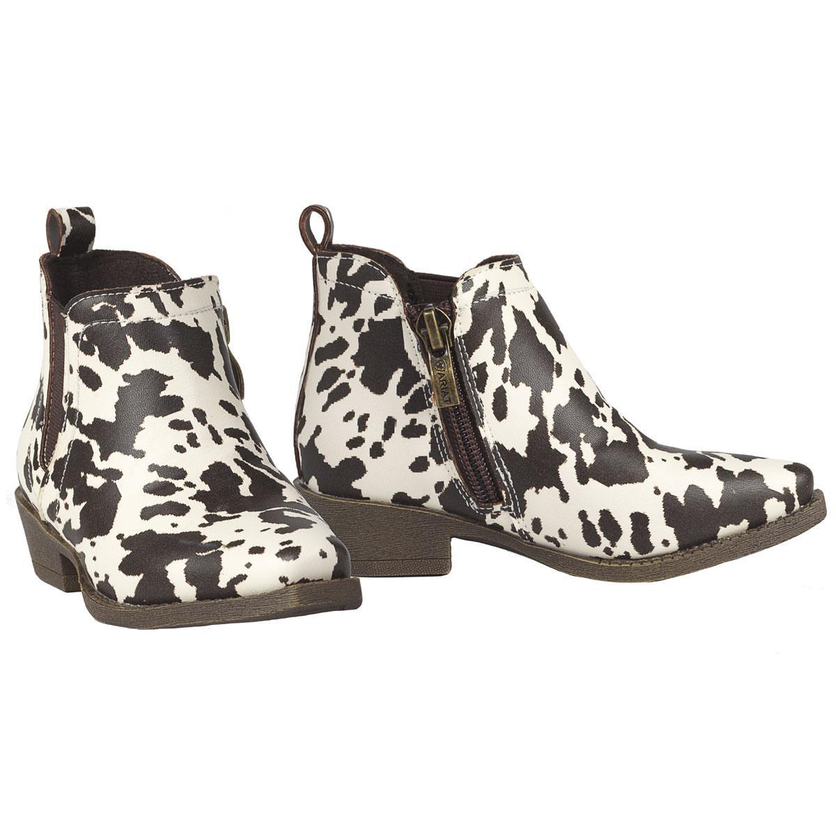 ARIAT FIONA STYLE GIRLS DIXON BOOT BLACK WHITE