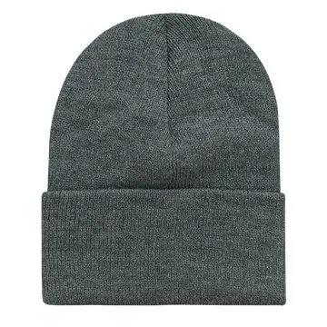 Decky 613 - Acrylic Long Beanie, Knit Cap - 613 | Heather Charcoal