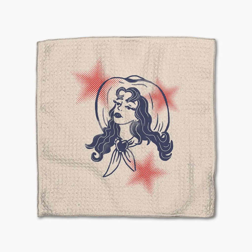 Cowgirl Summer Dishcloth Set