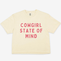 Cowgirl State of Mind Comfort Colors Boxy Tee - IVORY