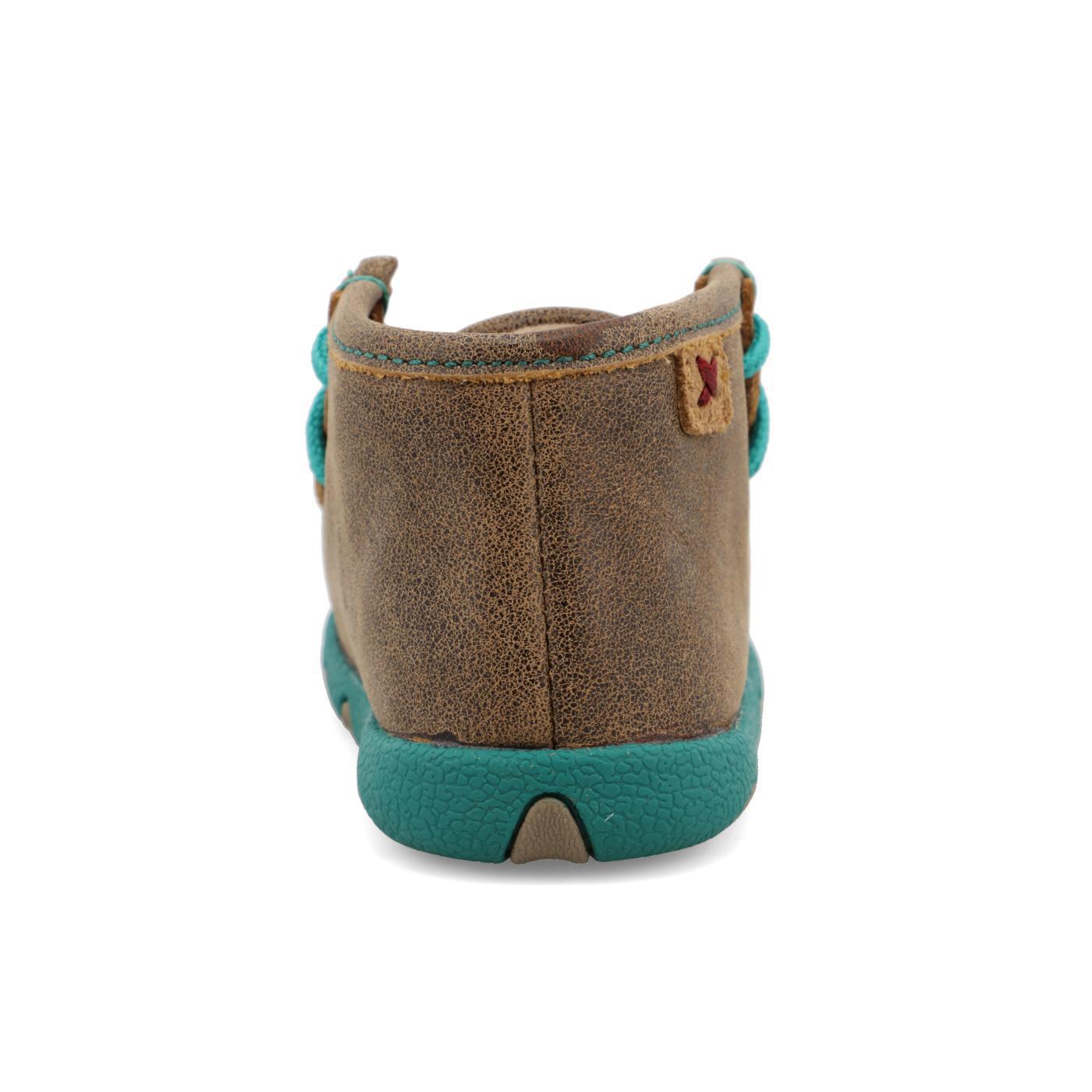 INFANT DRIVING MOCCASINS - BOMBER/TURQ ICA0008