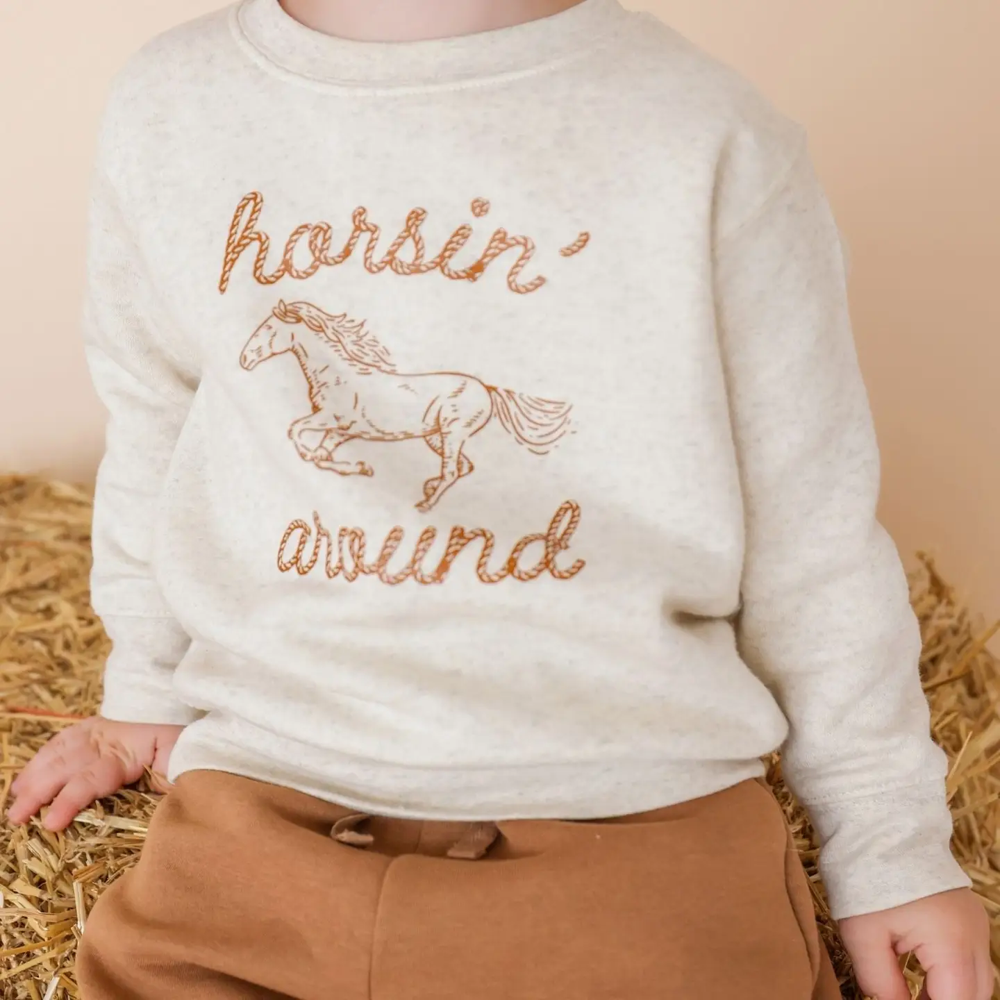 Horsin' Around Western Sweatshirt - Boys Clothing