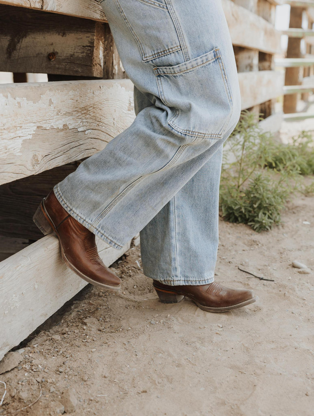 Light Wash Denim Pants