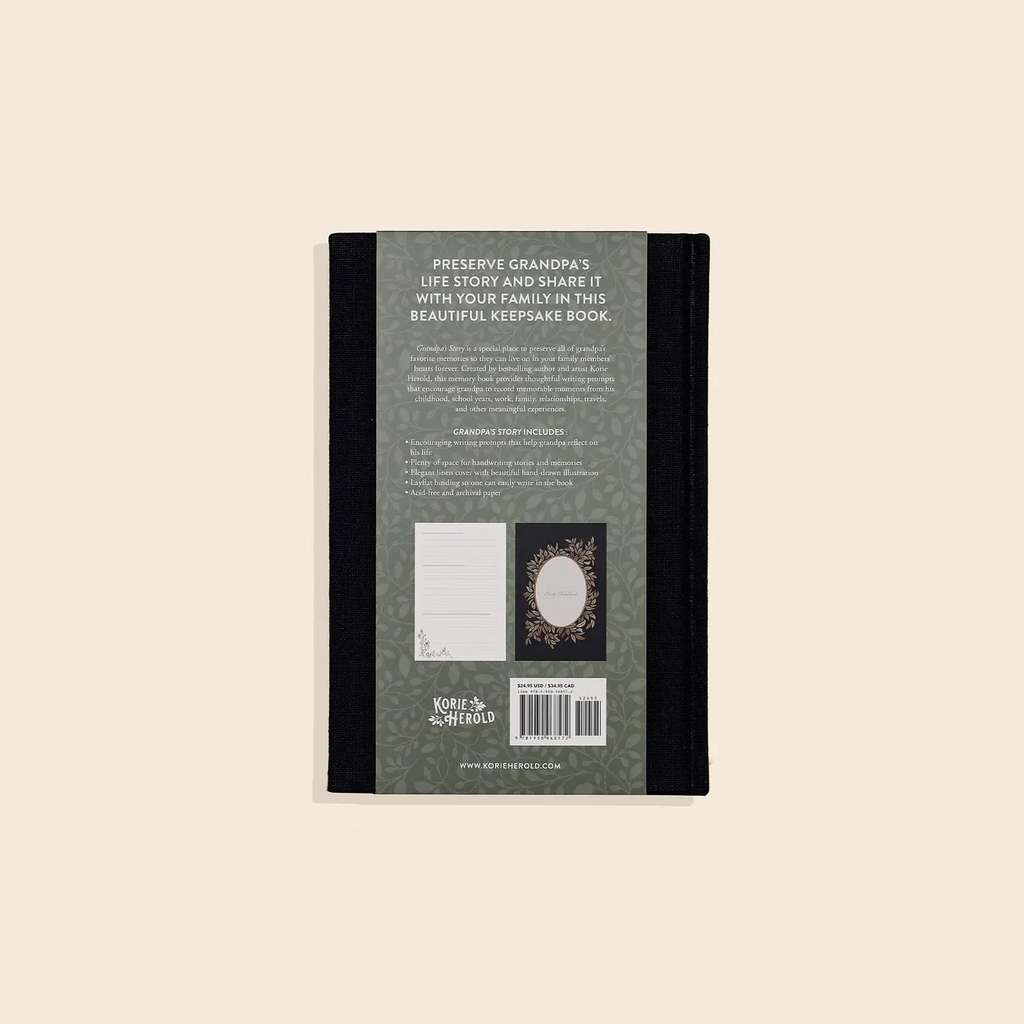 Grandpa's Story: A Memory and Keepsake Journal For My Family