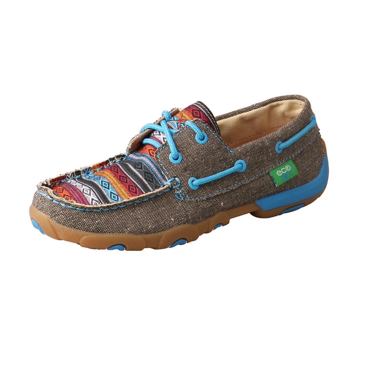 WOMENS DRIVING MOCCASINS - DUST/MULTI WDM0099