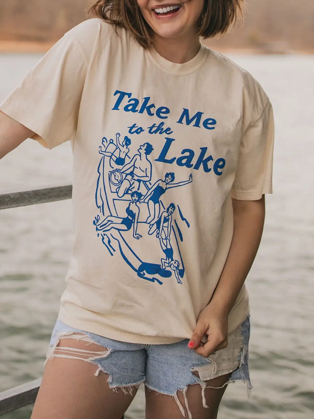 Take Me To the Lake Tee X Jo Johnson