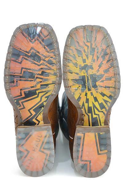 MENS FOOTWEAR   WIDE SQ TOE W/ OBVIOUS INSOLE & LUG SOLE   BOLT,  LIGHTNING BOLT LUG SOLE 14-020-0005-0463