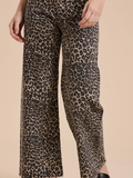 High Rise Leopard Print Pants