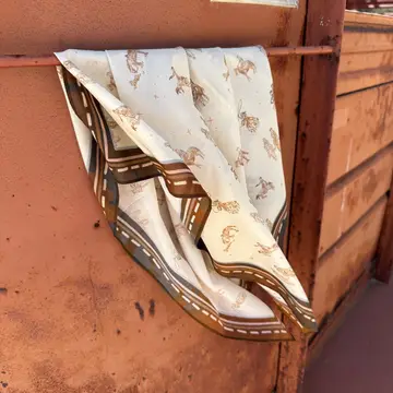 Saddle Club Silk Western Cowgirl Wild Rag Scarf