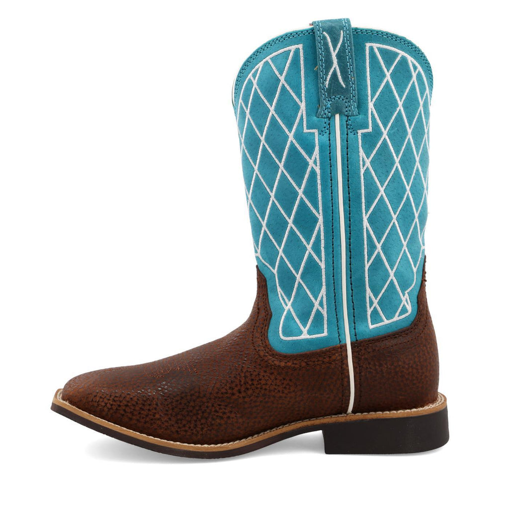 Top Hand - Distressed Saddle & Teal YTH0015