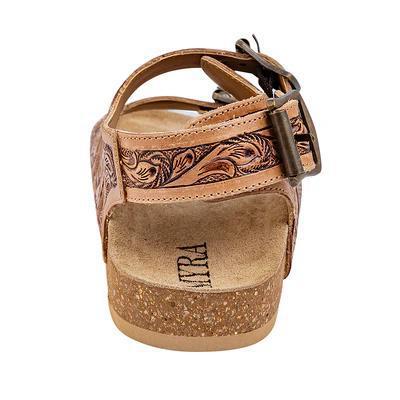 DIXON TRAILS HAND-TOOLED SANDALS S-10235