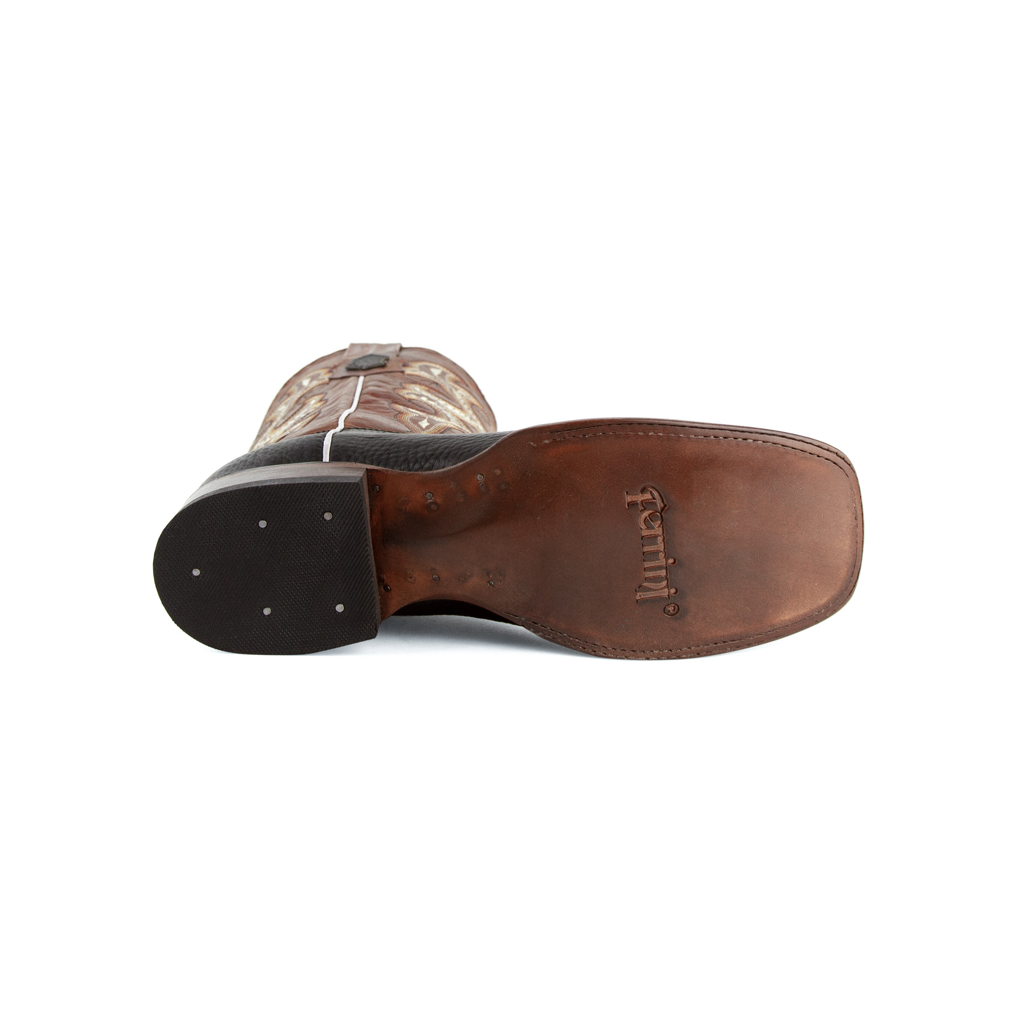 Men's Colby Black/Rust S-Toe
