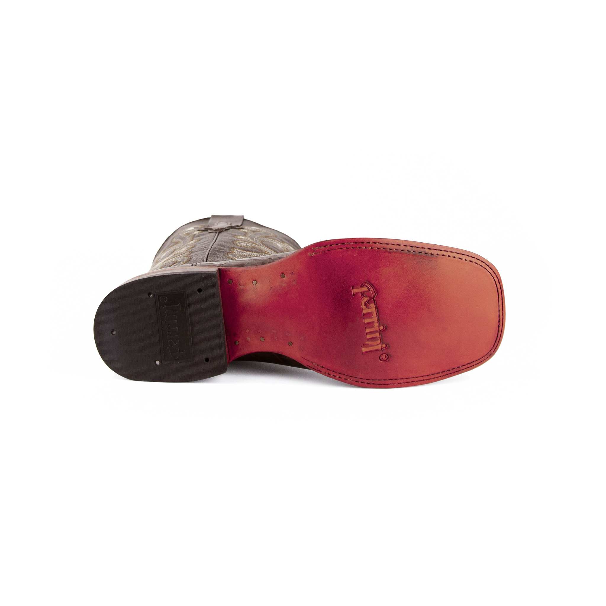 Men's Print Mustang S-Toe Choc