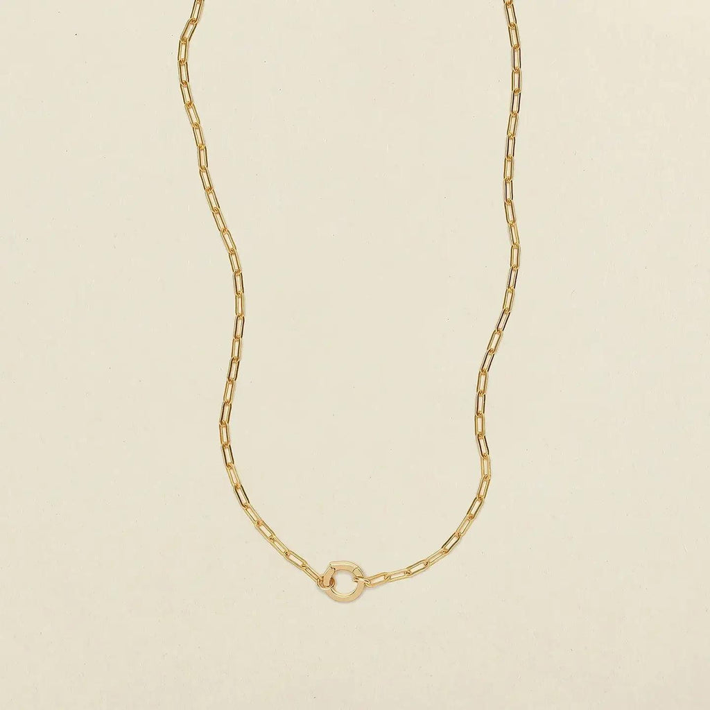 Made By Mary Jude Charm Necklace - Gold