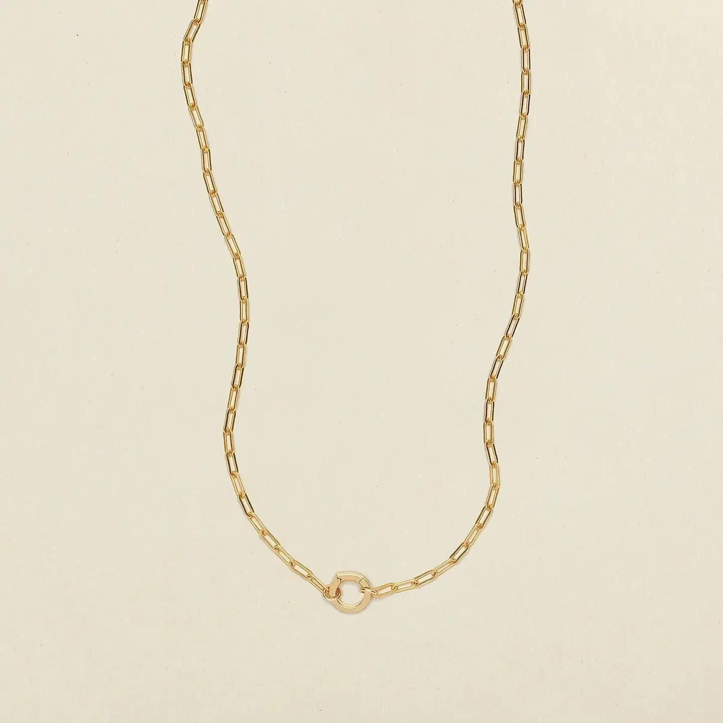 Made By Mary Jude Charm Necklace - Gold