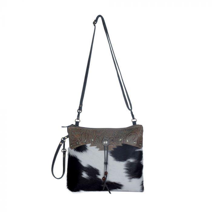 Myra Regal Handbag Canvas & Hairon Bags - S-3373
