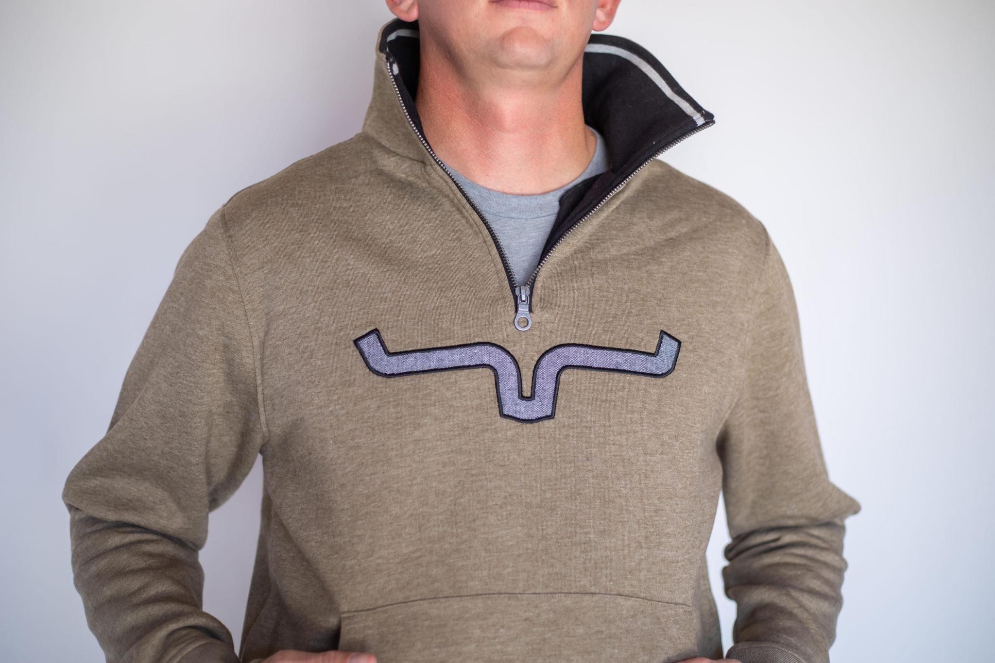 KIMES MEN'S FILMORE FLEECE ARMY HEATHER