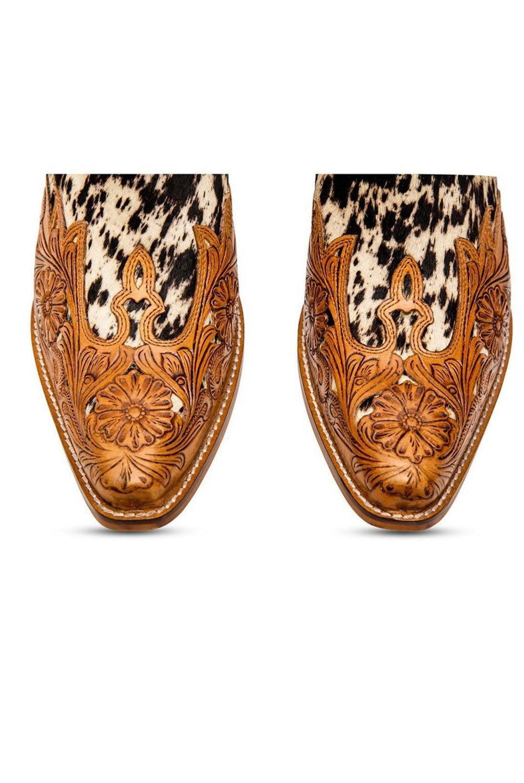 West Street Western Hand Tooled Booties -  S-6935