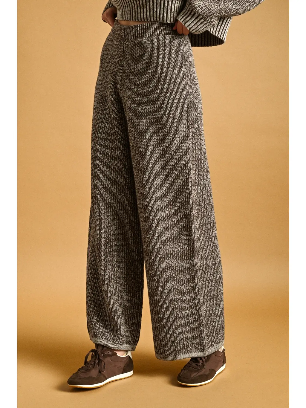 Two Tone Lounge Knit Pants