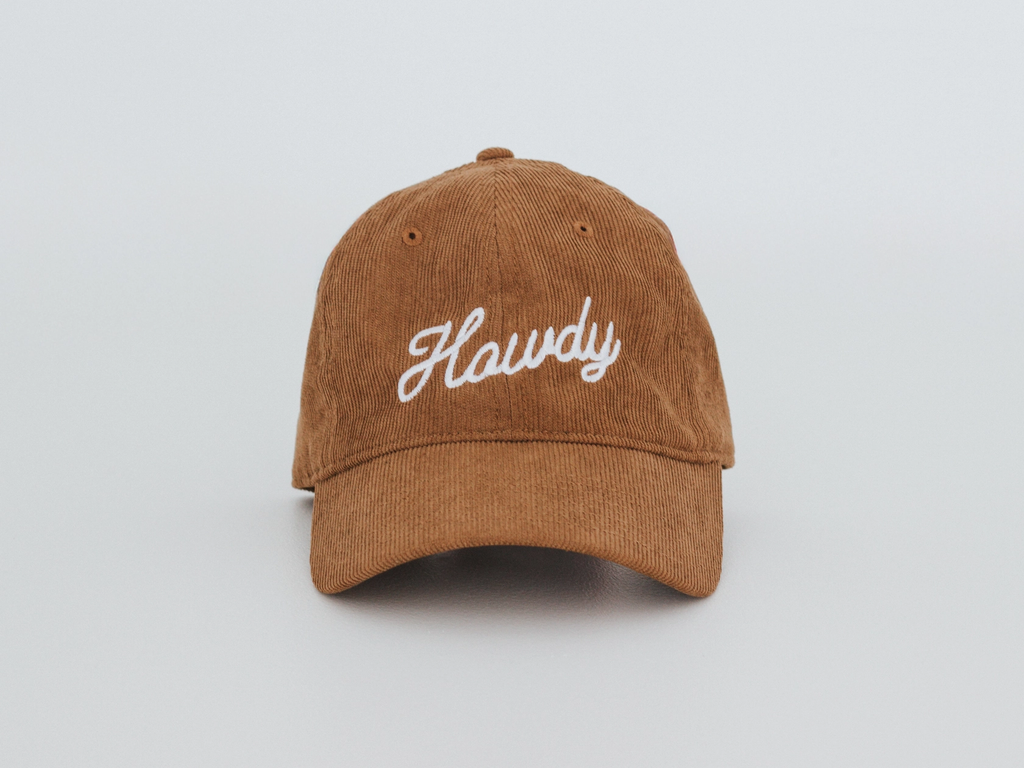 Howdy Modern Corduroy Hat