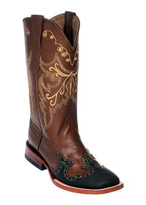 FERRINI LADIES WINGTIP BROWN