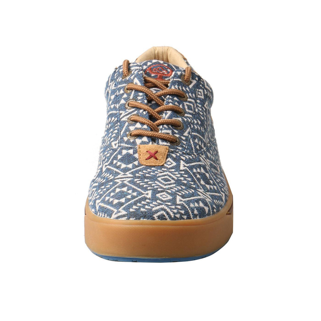 MENS HOOEY LOPER - NAVY & WHITE PRINT MHYC013