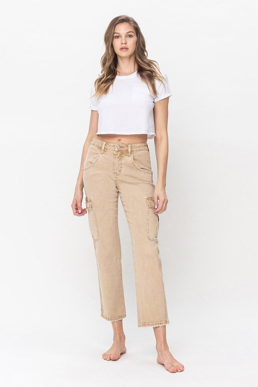HIGH RISE RELAXED STRAIGHT CARGO - DIXIE INSTRUCTIVE
