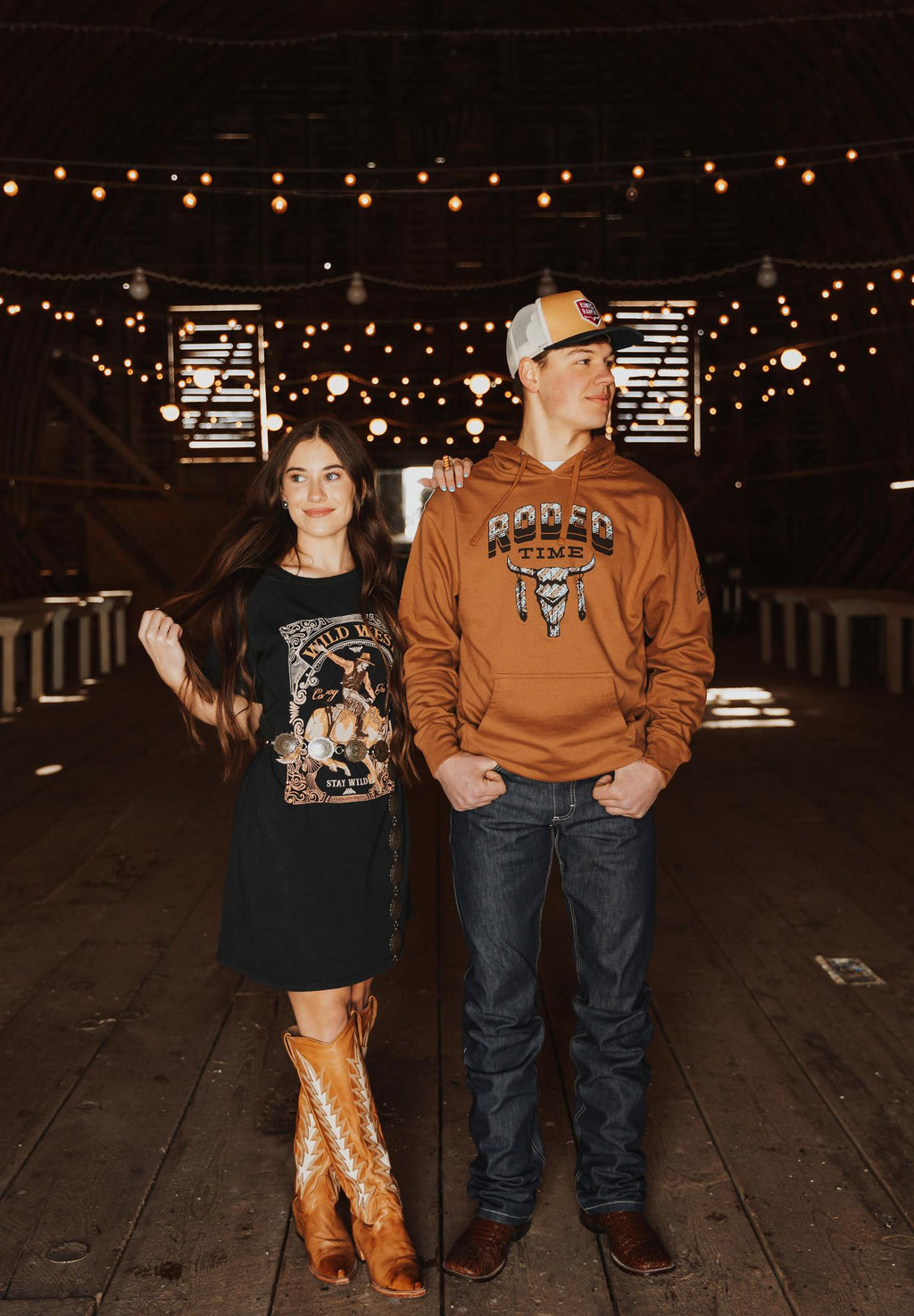RODEO TIME TRIBAL HOODIE