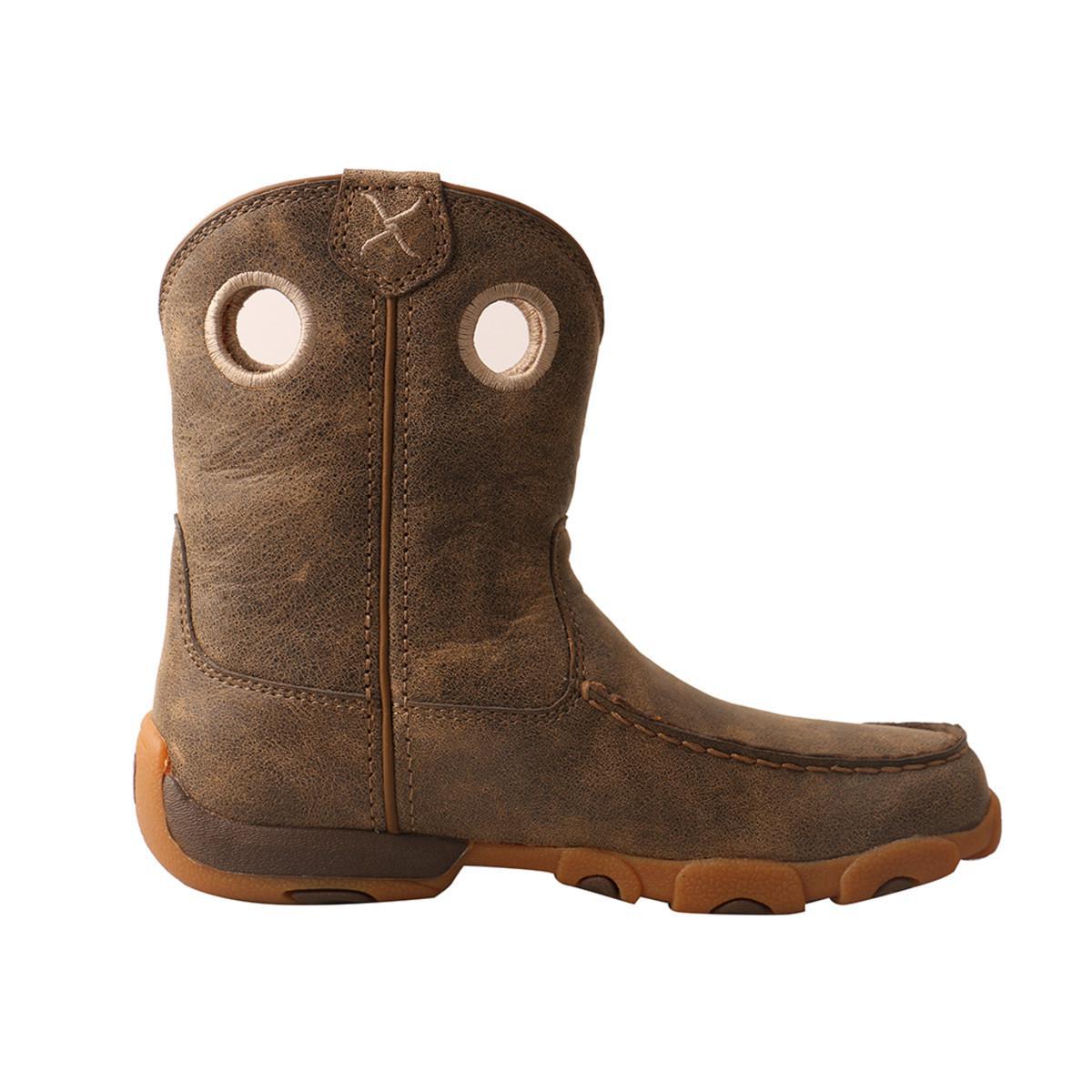 KID'S DRIVING MOC BOOT - BOMBER YDB0002