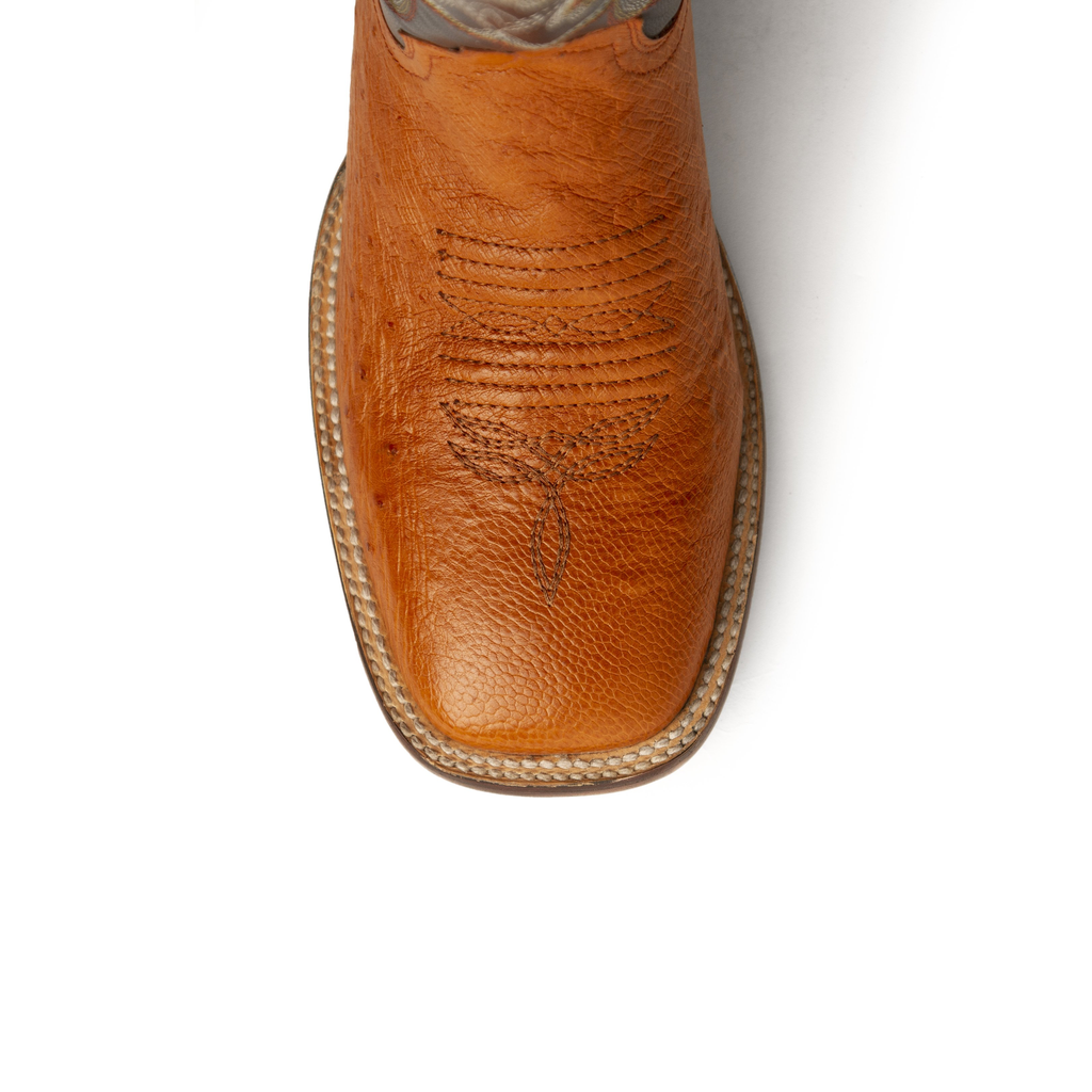 Men's Morgan Ostrich S-Toe Cognac