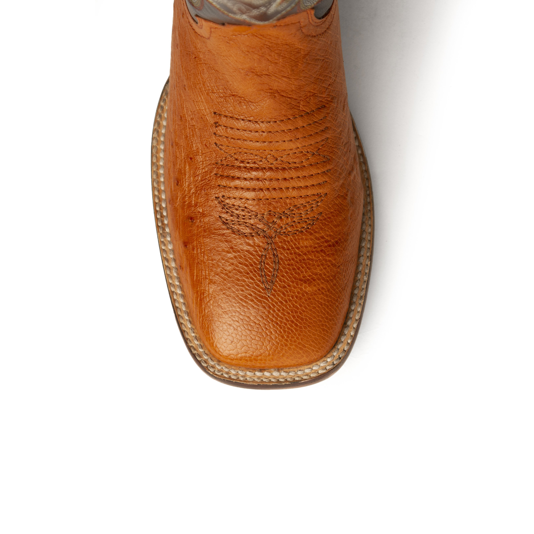 Men's Morgan Ostrich S-Toe Cognac