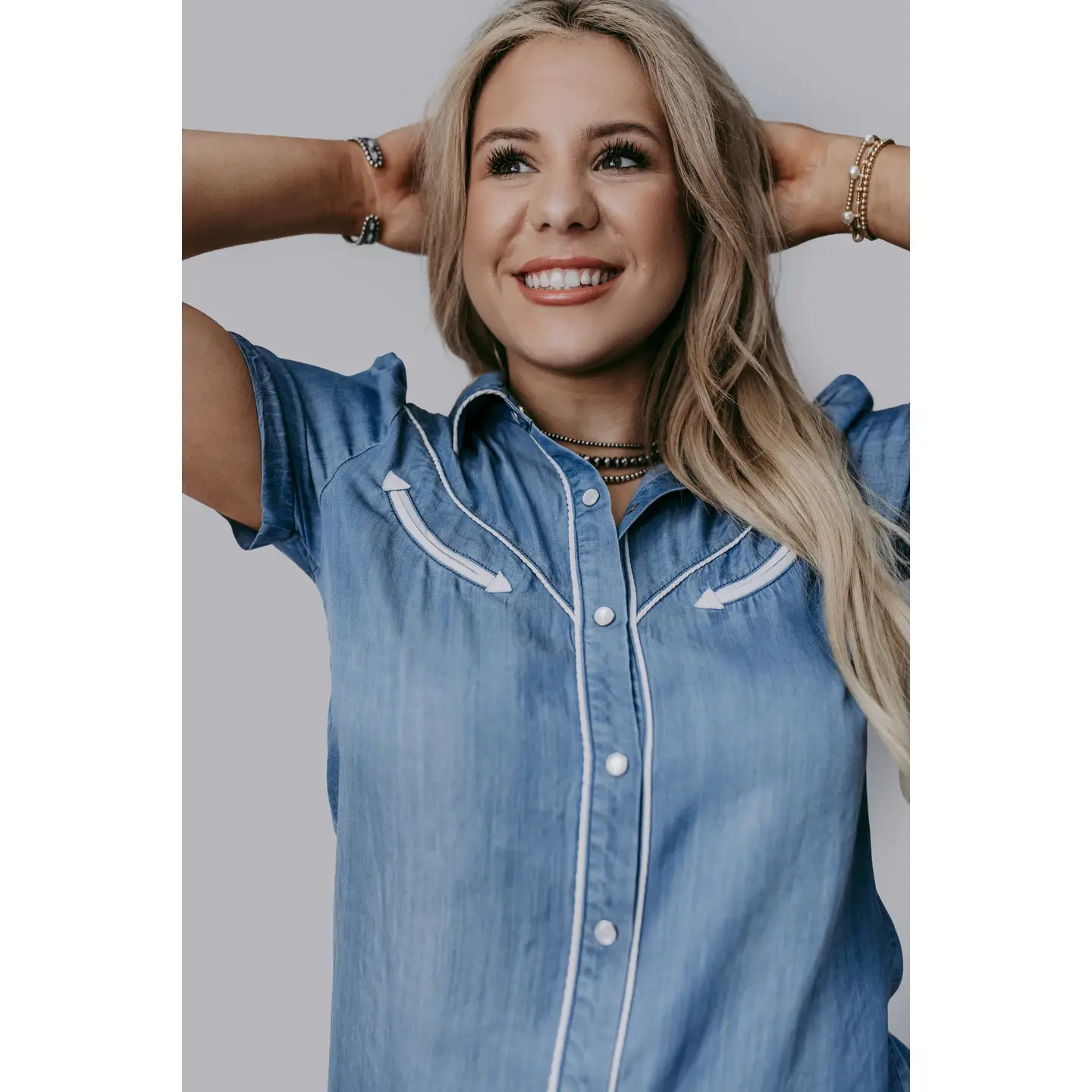 Western Tencel Button Down
