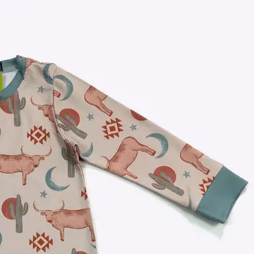 Lunar Longhorn Boy Romper