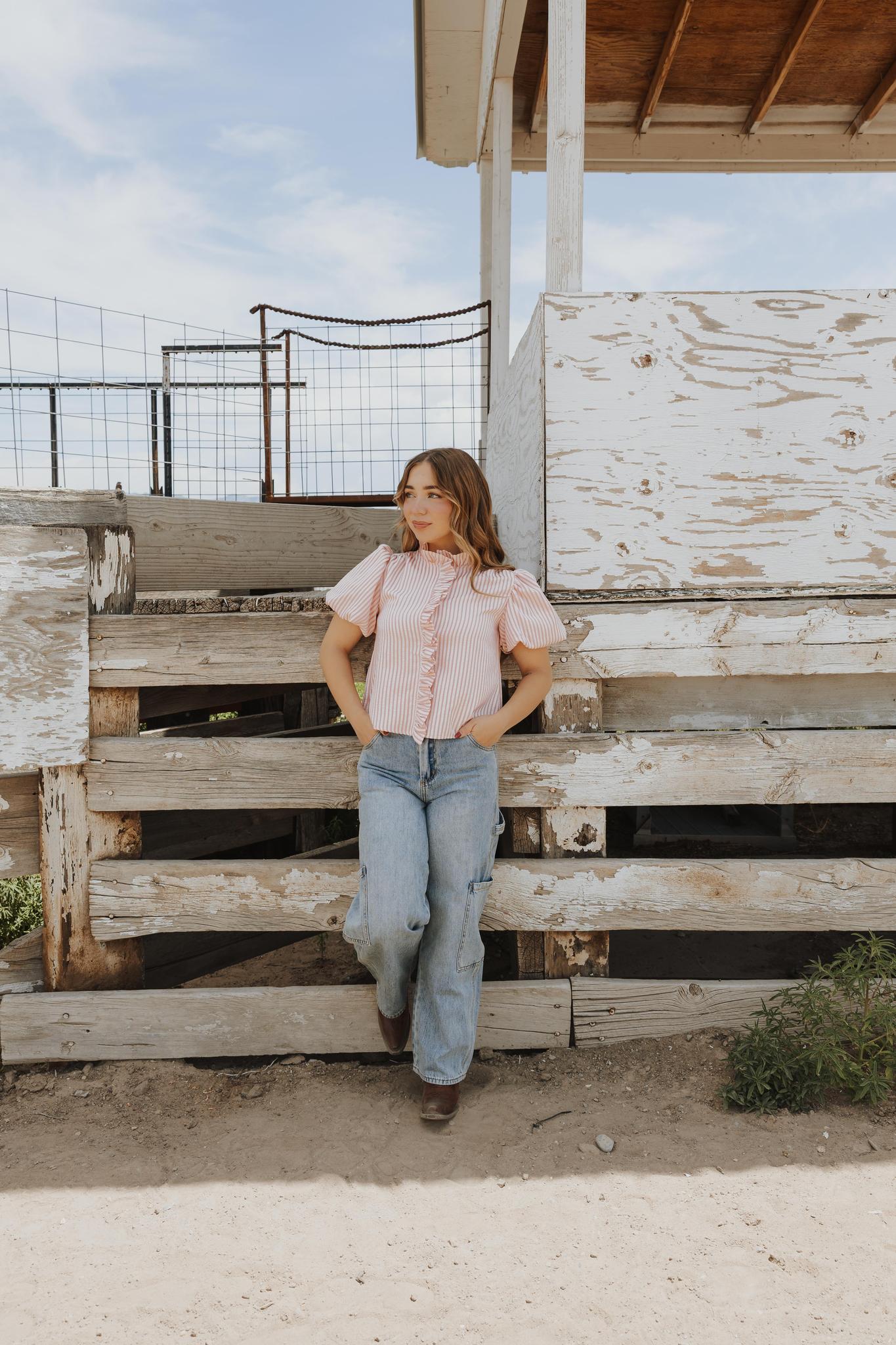 Light Wash Denim Pants