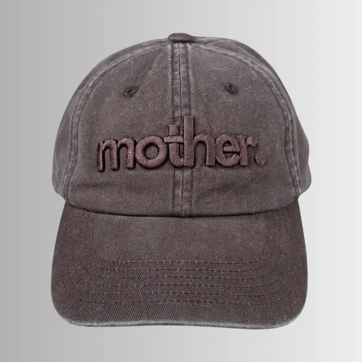 Mother Embroidered Dad Hat - Washed Brown