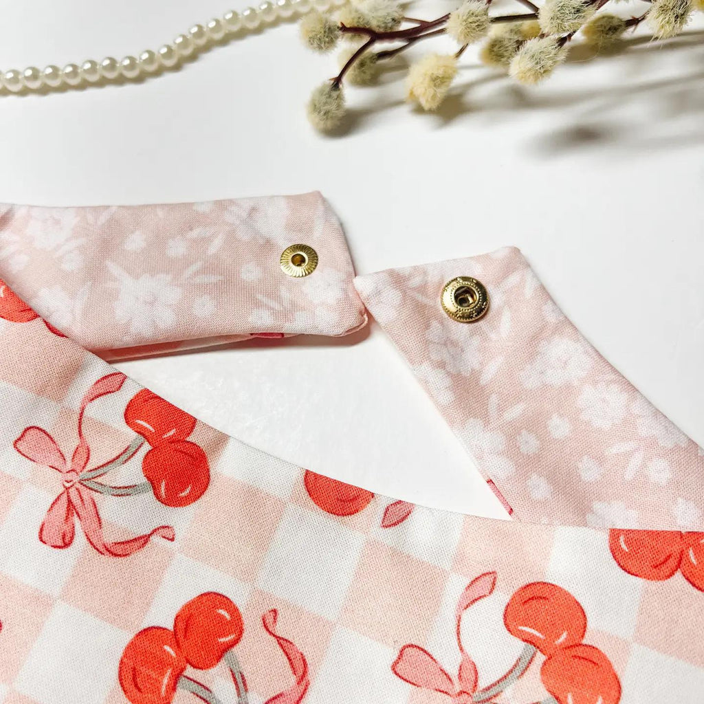 Coquette Cherry Bow Dog Bandana