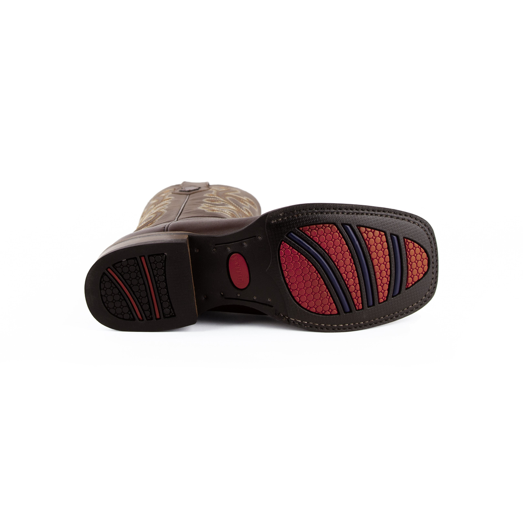 Men's French Calf Chocolate S-Toe
