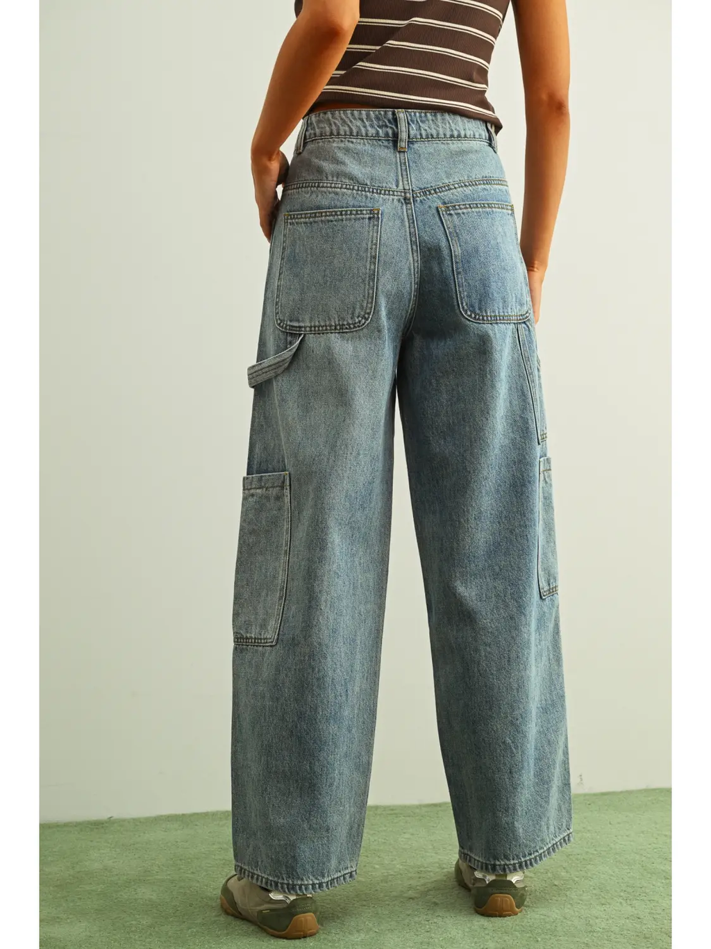 Light Wash Denim Pants